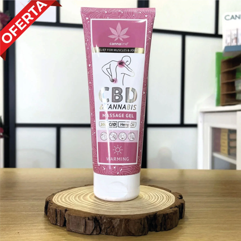 Cannaline CBD & Cannabis Warming Gel 200 mg - Family Tree CBD