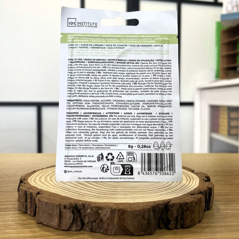 IDC Institute - Parches Hidrogel Ojeras Hemp - Family Tree CBD