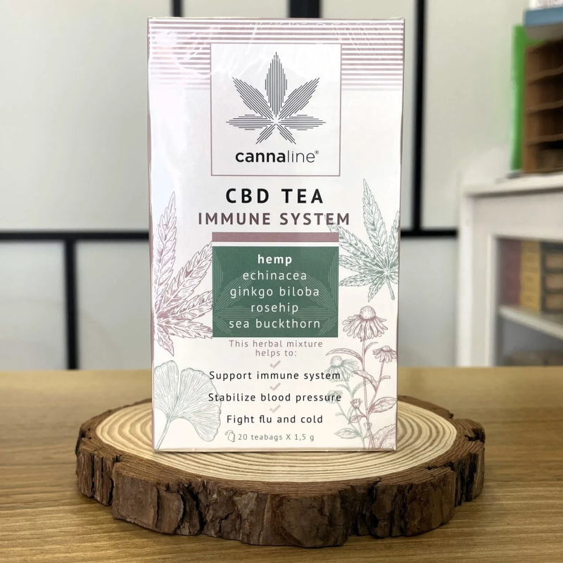 Infusiones CBD Para Constipado - cannaline Tea IMMUNE SYSTEM - Family Tree CBD