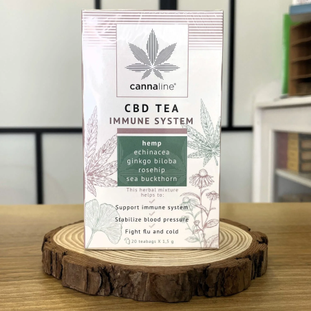 Infusión CBD Para Constipado - cannaline Tea IMMUNE SYSTEM - Family Tree CBD