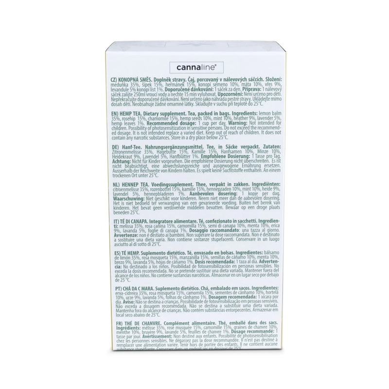 Infusiones CBD Para Estrés Ansiedad - cannaline Tea RELAX & ANTI-STRESS - Family Tree