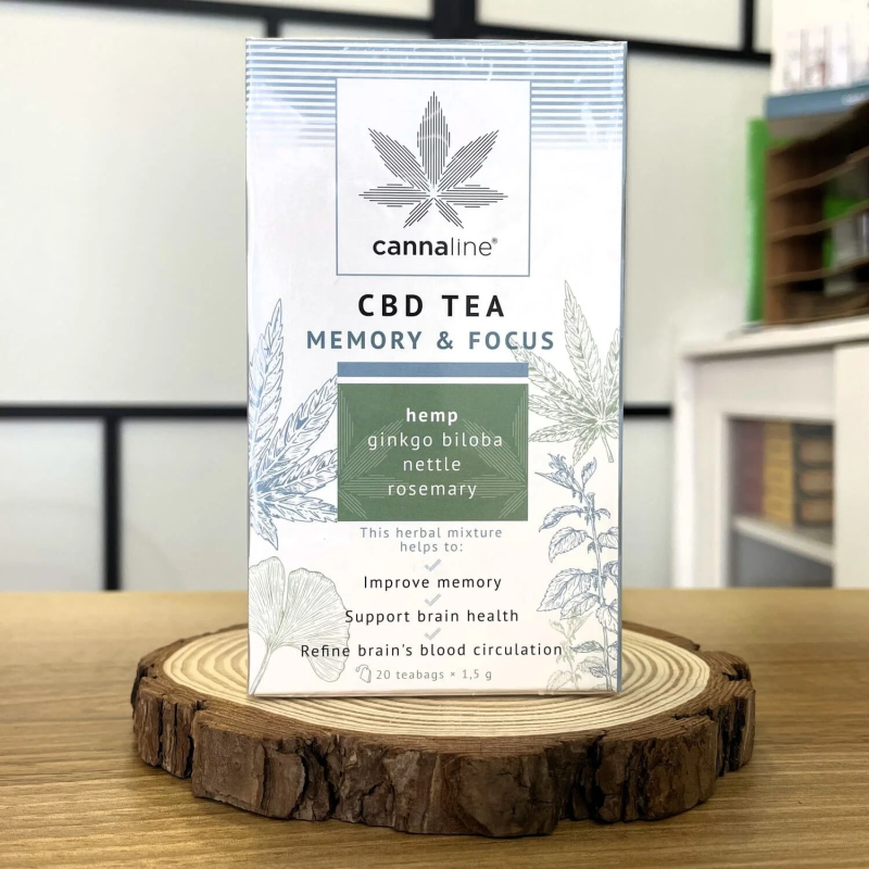 Infusiones CBD Para Memoria - cannaline Tea MEMORY & FOCUS - Family Tree