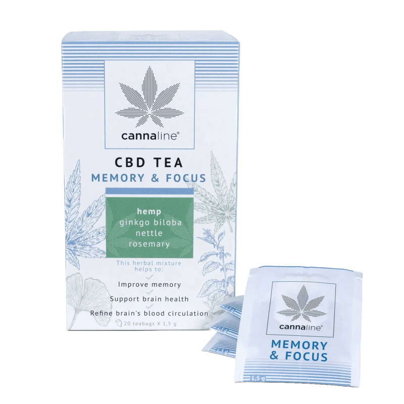 Infusiones CBD Para Memoria - cannaline Tea MEMORY & FOCUS - Family Tree