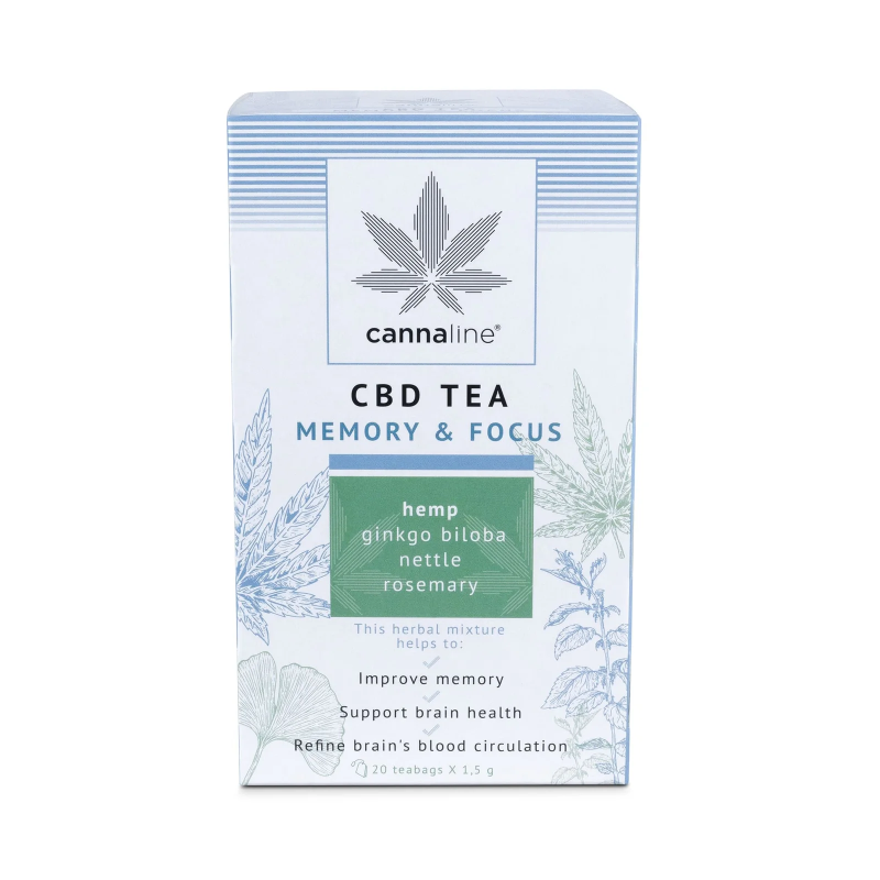 Infusiones CBD Para Memoria - cannaline Tea MEMORY & FOCUS - Family Tree