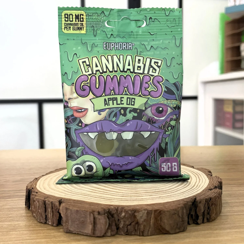 Euphoria Cannabis Gummies Apple OG - Family Tree CBD