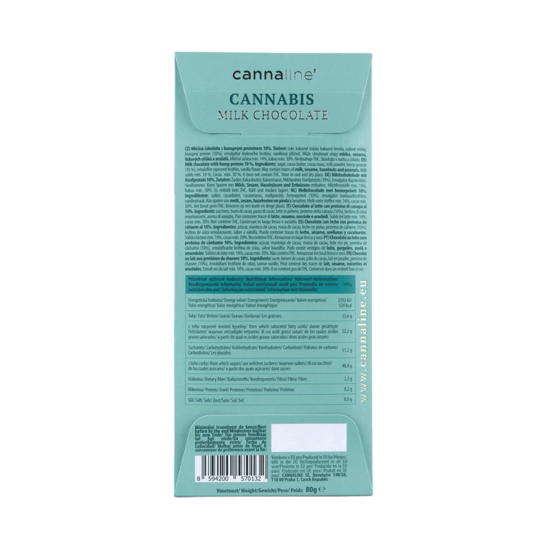 Cannaline Premium Cannabis Milk Chocolate - Family Tree CBD