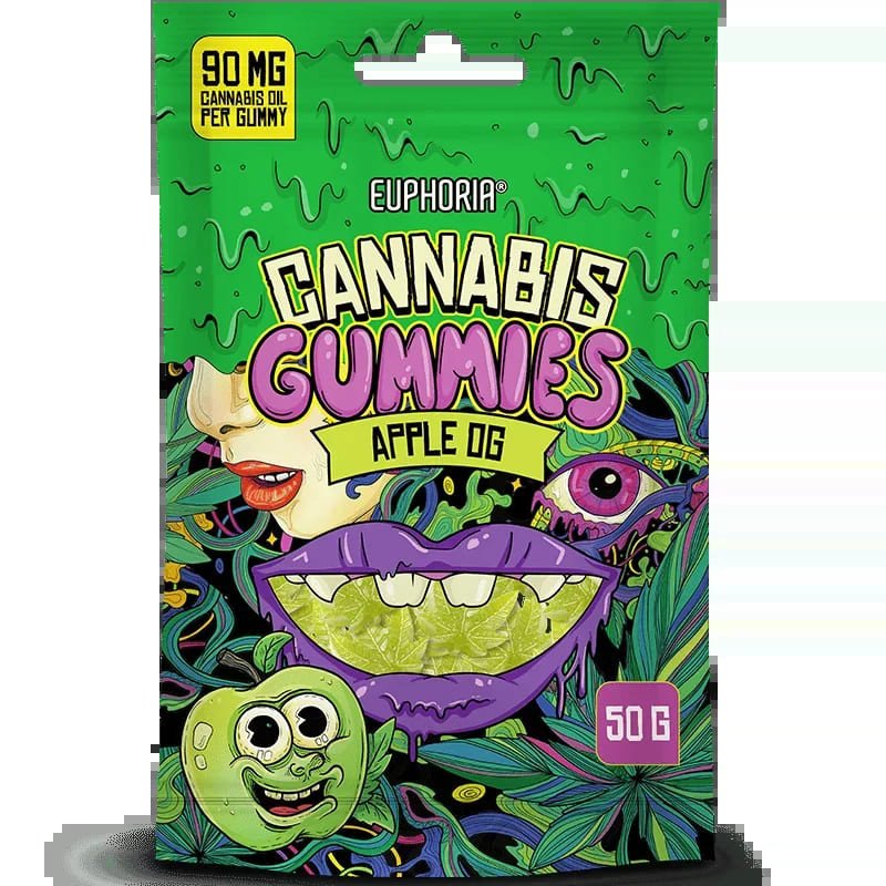 Euphoria Cannabis Gummies Apple OG - Family Tree CBD