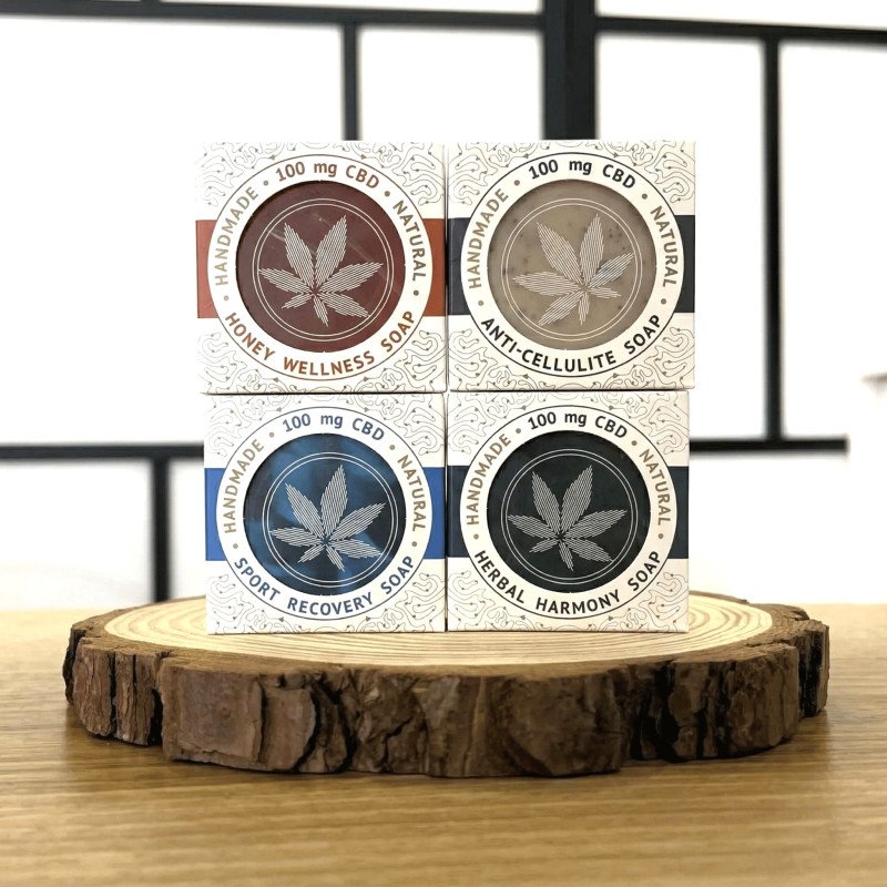 Pack 4x Jabones Artesanales CBD