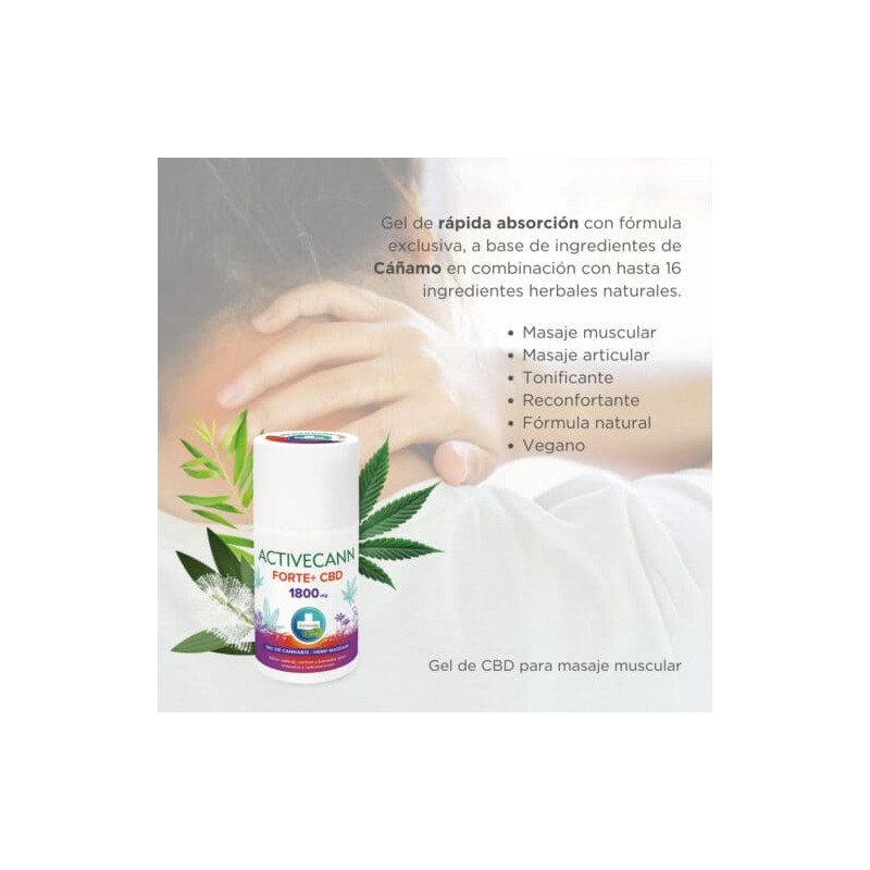 Activecann Gel Forte+ 1800 mg 90ml - 2